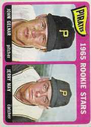 1965 Topps Baseball Cards      143     Rookie Stars-John Gelnar RC-Jerry May RC